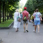 People in a park